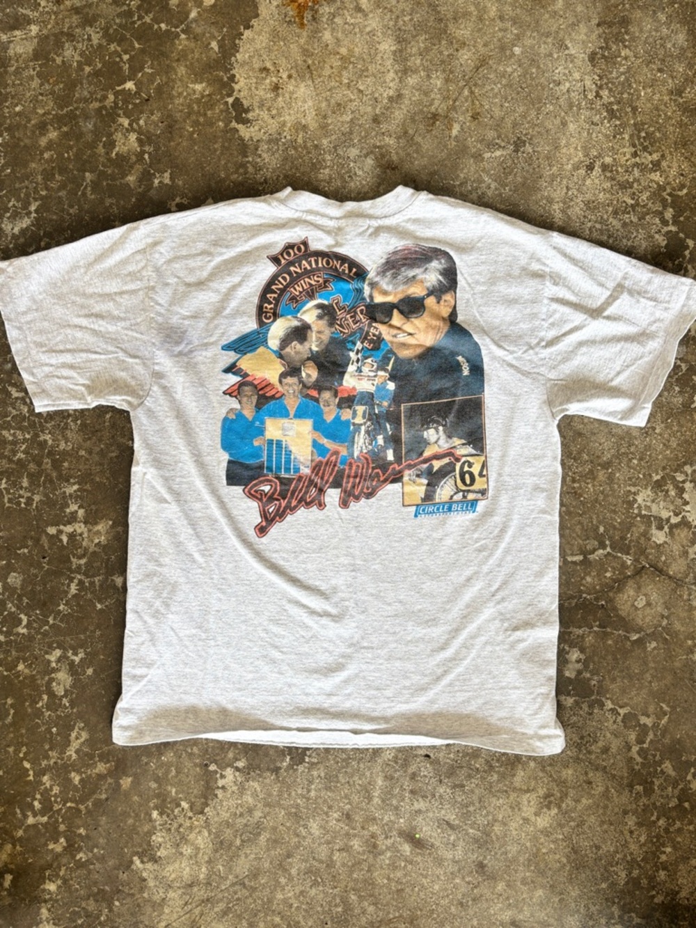 Hanes Heavyweight Short Sleeve Tee in Heather Gray - Classic Crew